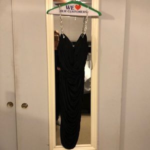 Nicole Bakti Black Cocktail Dress - XS